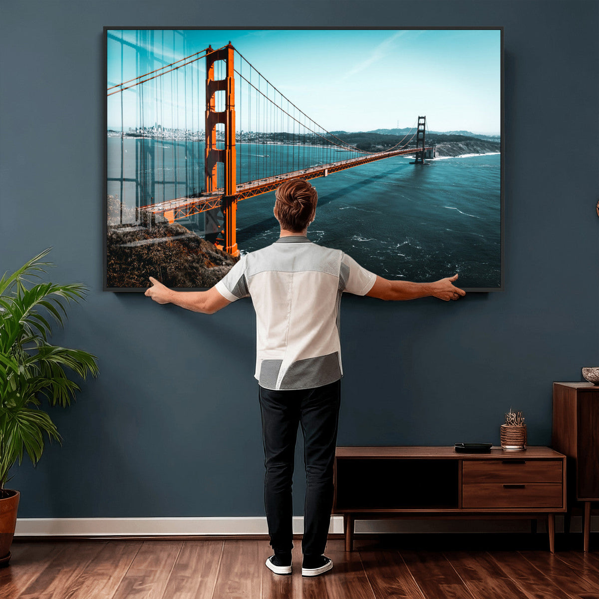 Golden Gate Bridge Wall Art Canvas Print – San Francisco