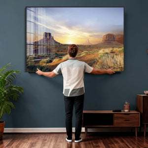 Monument Valley Desert Wall Art Canvas Print, Southwest
