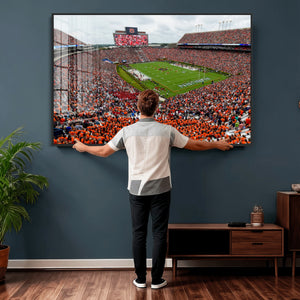 Auburn Stadium Wall Art Canvas Print, Jordan Hare Stadium