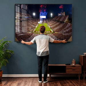 Oklahoma Memorial Stadium Wall Art Canvas Print – Oklahoma