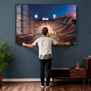 Oklahoma Memorial Stadium Wall Art Canvas Print – Oklahoma