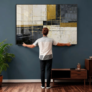 Geometric Abstract Wall Art Canvas Print