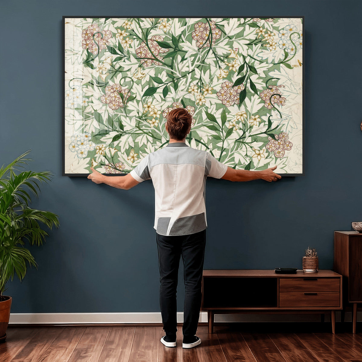 William Morris Jasmine 1872 Canvas Wall Art — Arts and