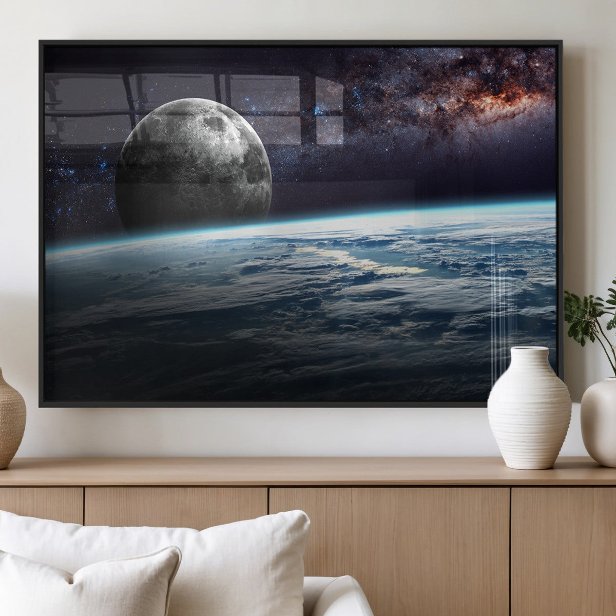 Space and Planet Canvas Print