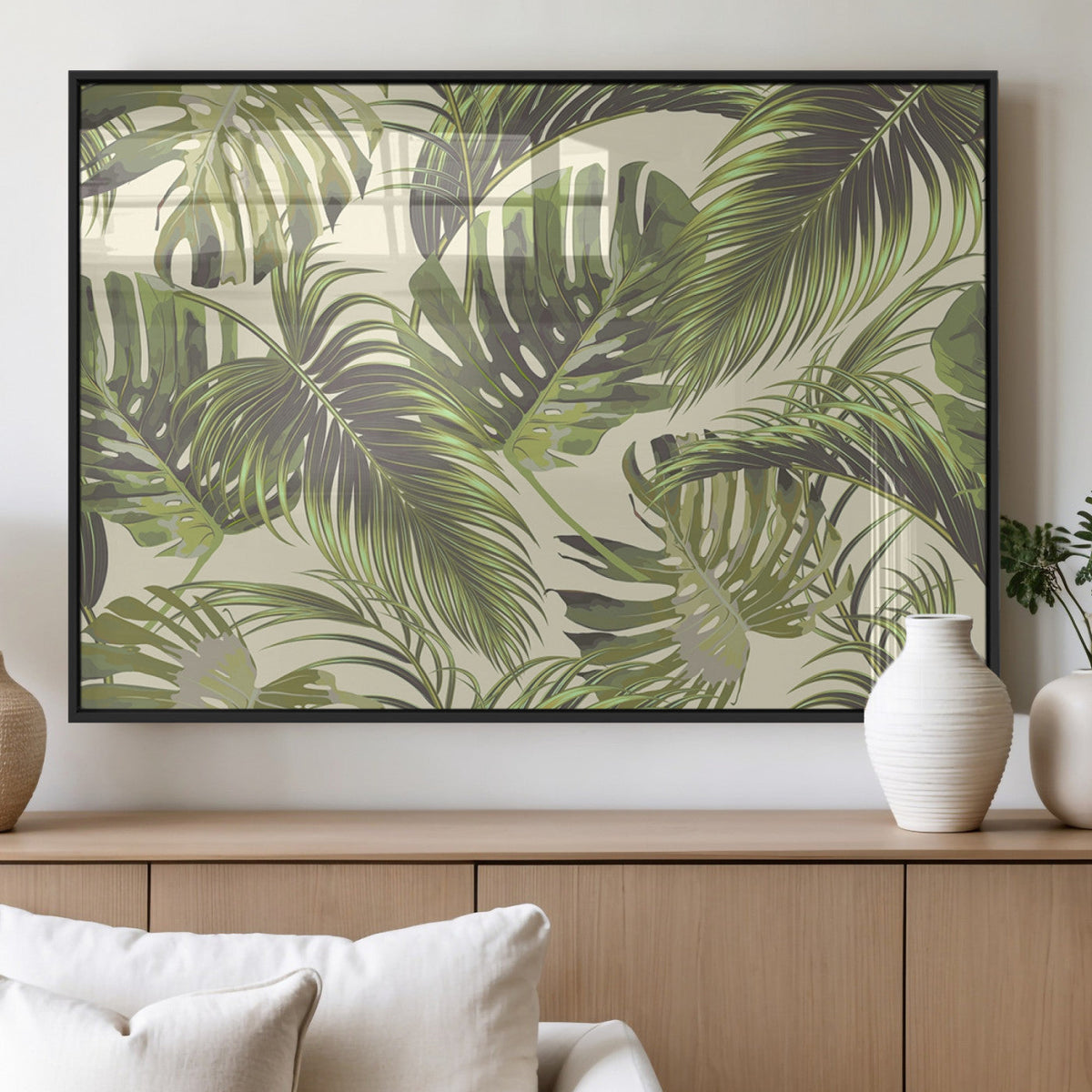 Palm Leaves Canvas Print