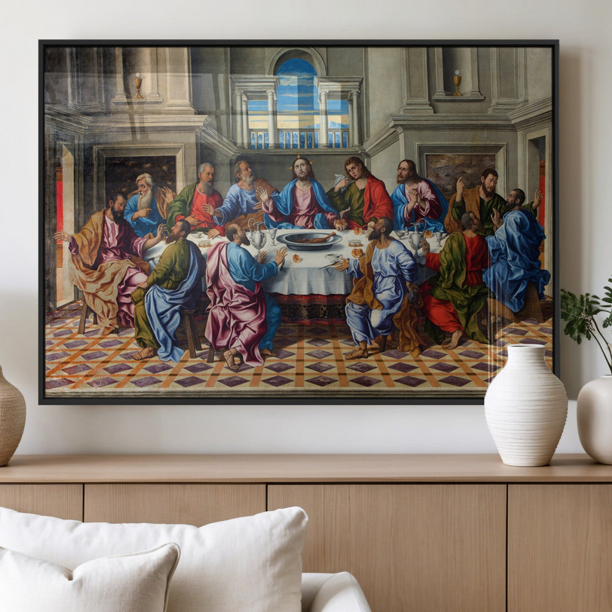 The Last Supper Multi Panel Canvas Wall Art