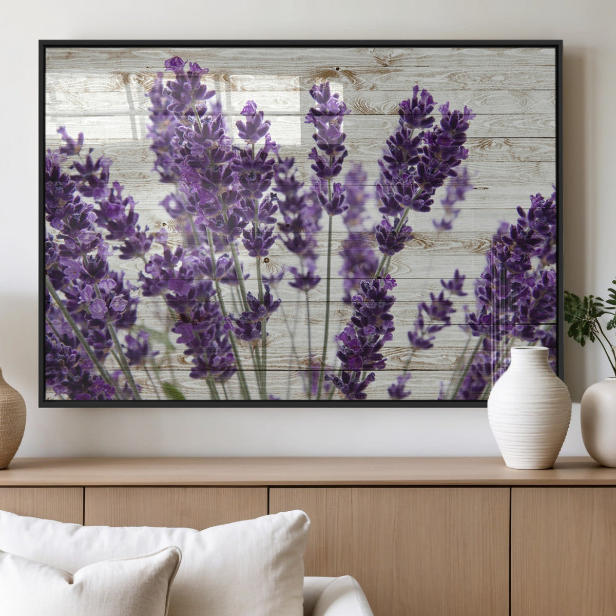 Lavender Herb Wall Art Canvas Print