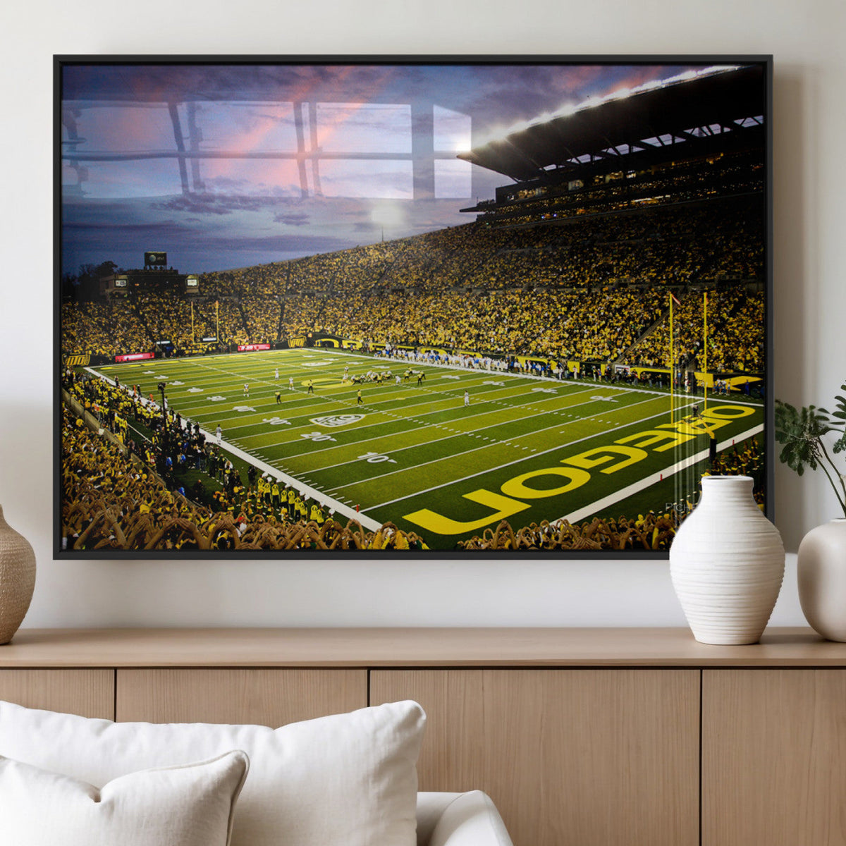 University of Oregon Ducks Football Team Print - Eugene