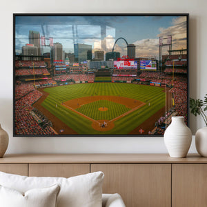 St. Louis Cardinals Baseball Team Print - Busch Stadium Wall