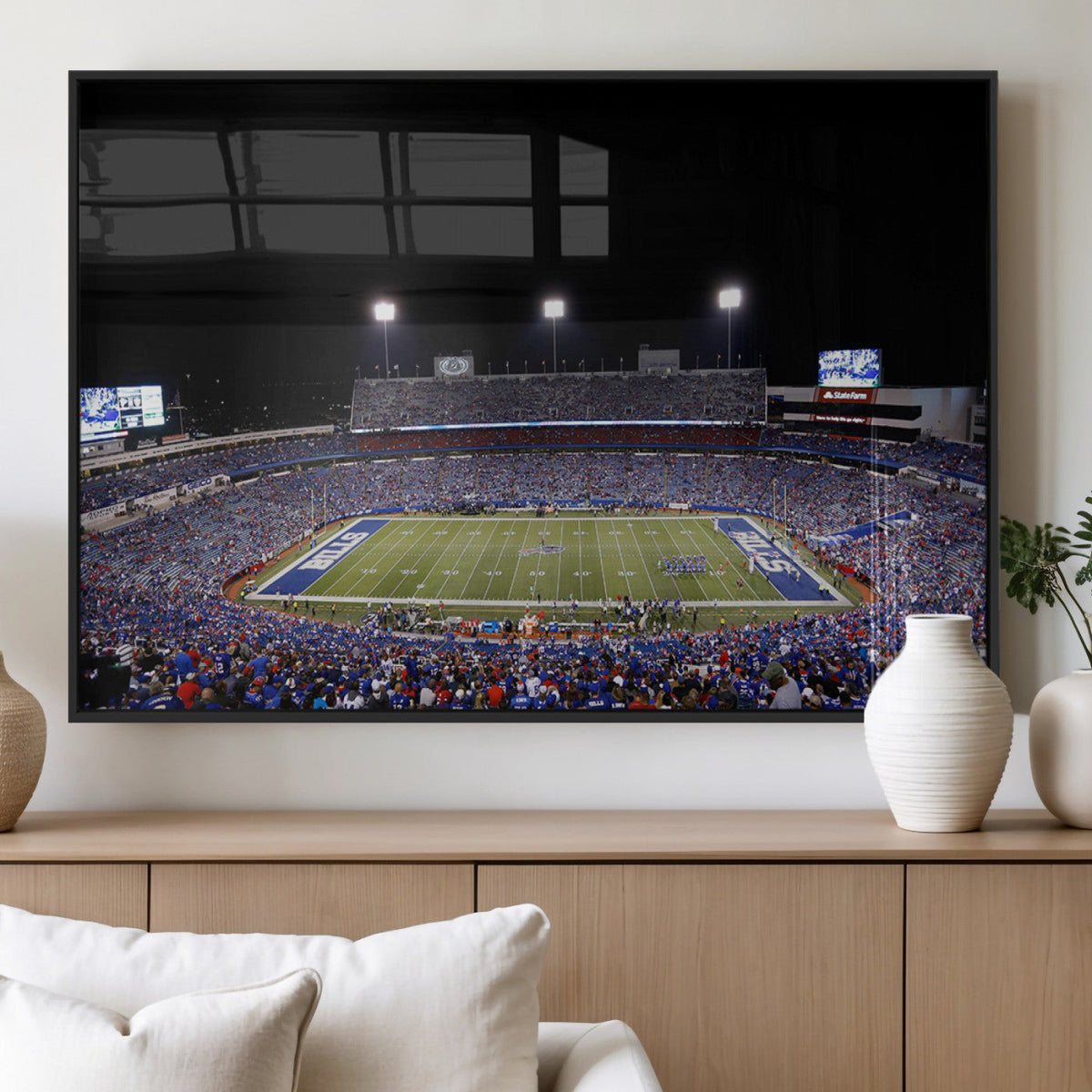 Buffalo Bills Wall Art - Buffalo Bills Stadium Canvas Print,