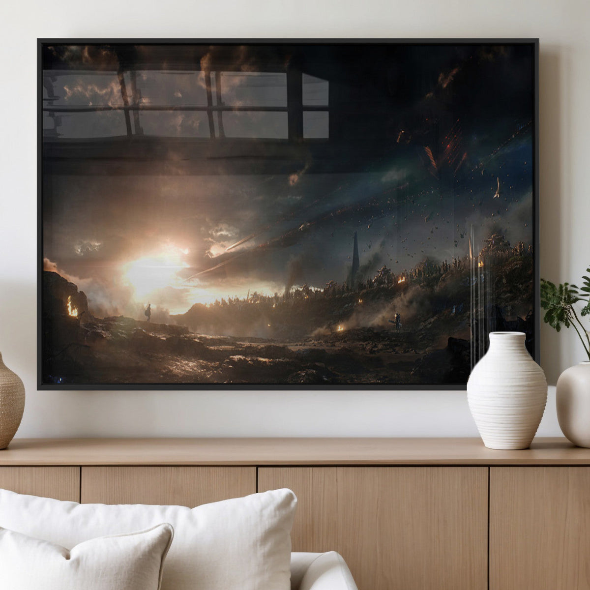 Avengers Planet Wall Art Canvas Print