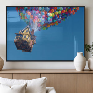 Carl Fredricksen, Up Movie Wall Art, Balloons Wall Art, Air