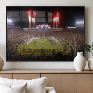 Framed Florida State Seminoles Football Team Print -