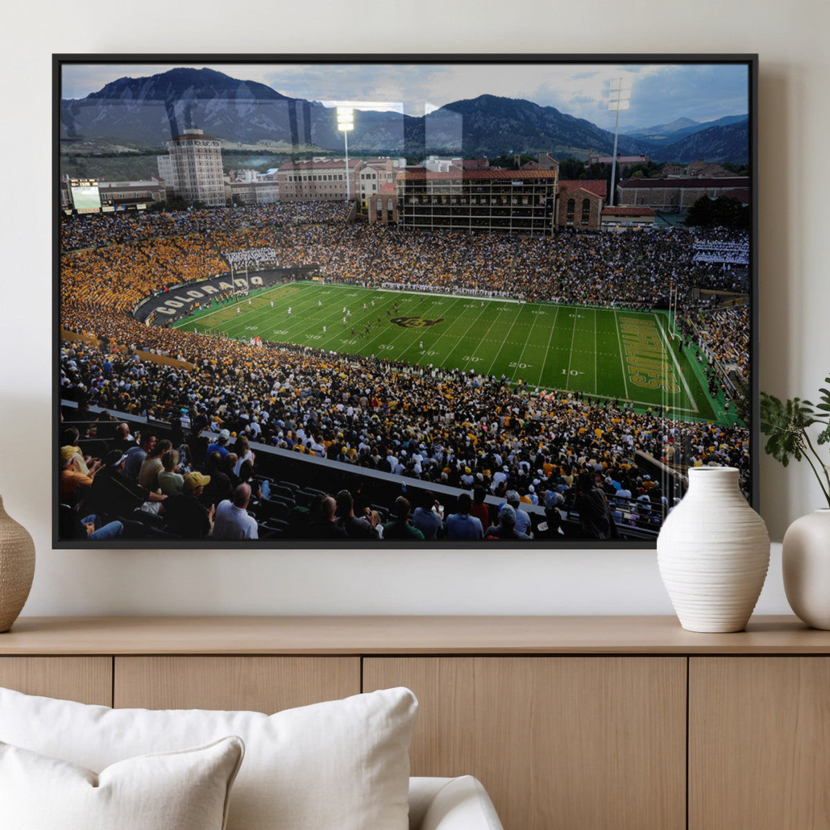 Colorado Buffaloes Canvas Print - Boulder Folsom Field