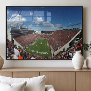 Virginia Tech Hokies Football Team Print - Blacksburg Lane