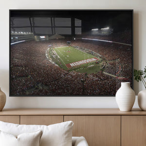 Wisconsin Badgers Football Team Print - Madison Camp Randall