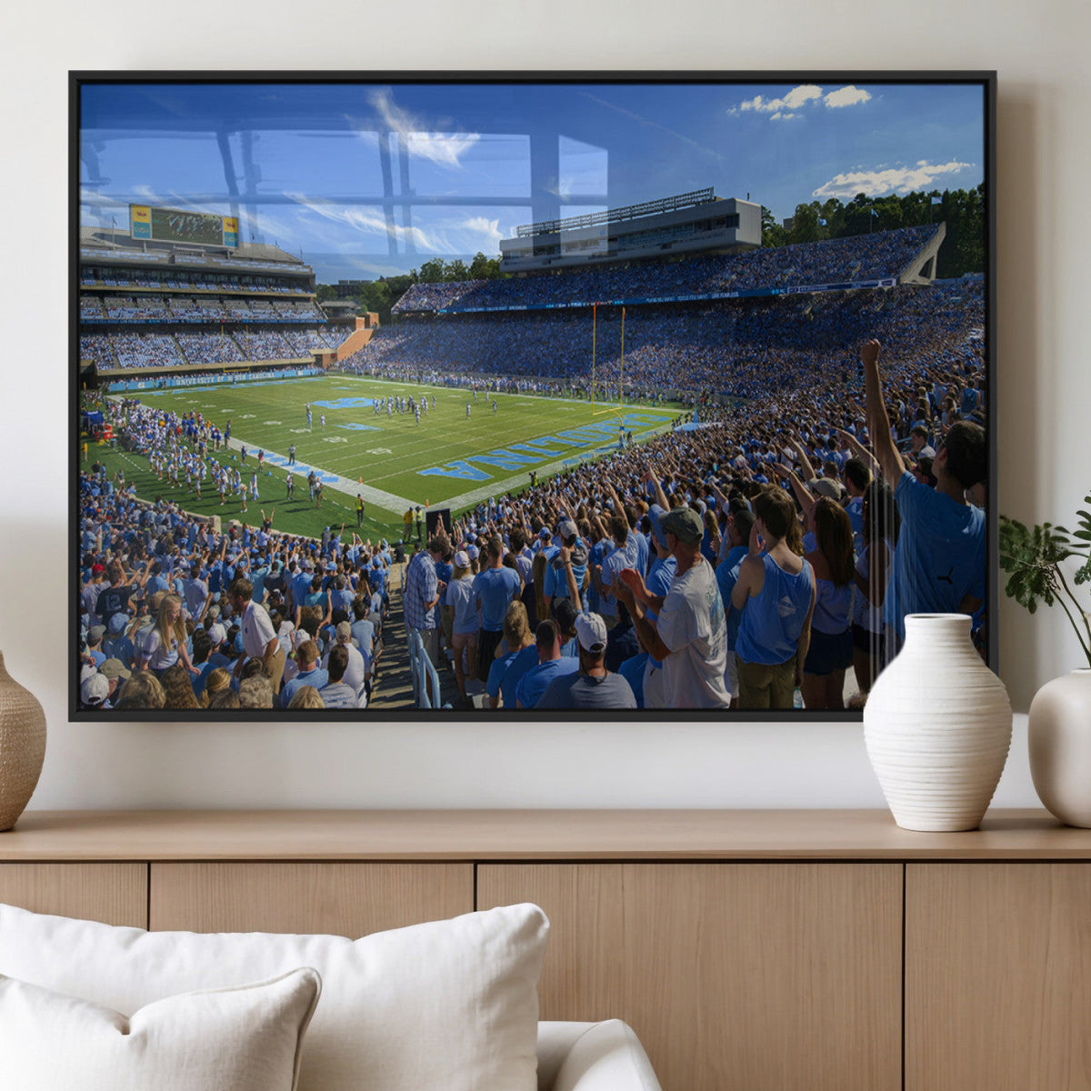 University of North Carolina Tar Heels Team Canvas Print -