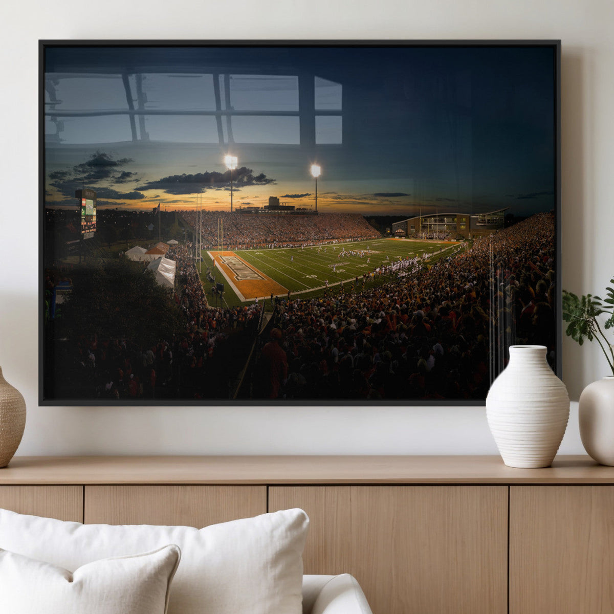 Ball State Cardinals Football Team Print - Muncie Scheumann
