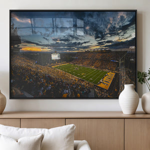 University of Wyoming Cowboys Football Team Print - Laramie