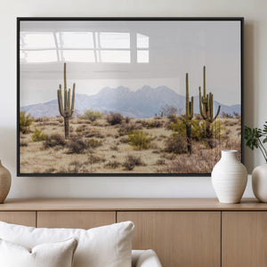 Arizona Desert Wall Art Print | Arizona Desert Canvas Print