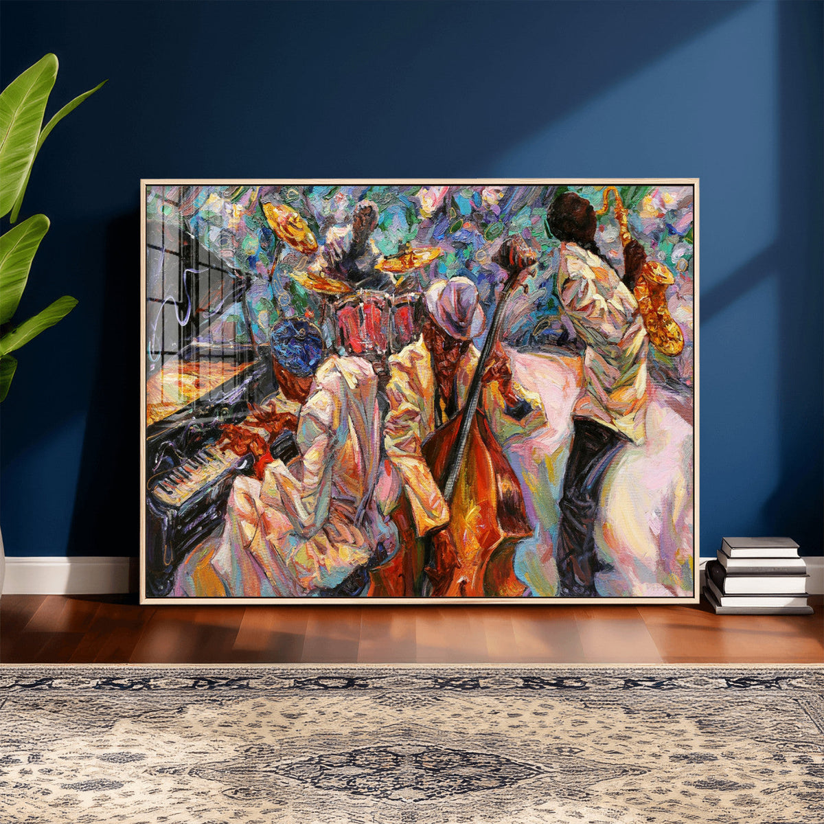 African American Jazz Art Music Abstract Wall Art Painting
