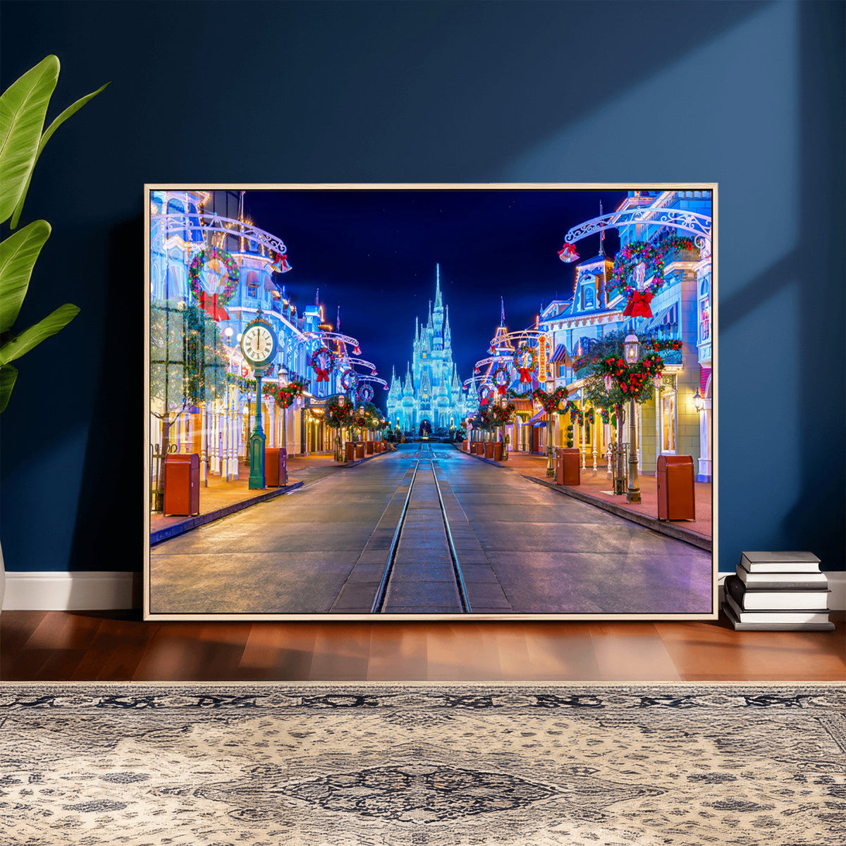 Disney Wall Art | Castle Large Wall Art Disney Magic Kingdom