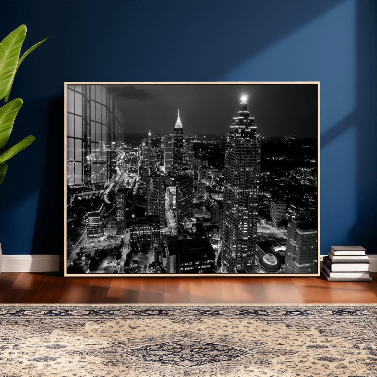 Atlanta Skyline Wall Art Canvas Print, Atlanta Downtown