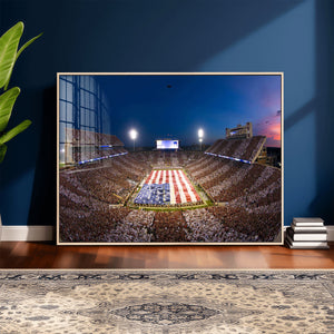 Oklahoma Sooners Memorial Stadium Wall Art Canvas Print,