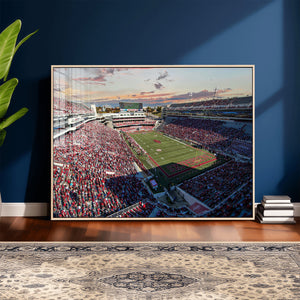 Donald W. Reynolds Razorback Stadium Wall Art Canvas Print –