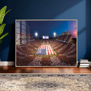 Oklahoma Memorial Stadium Wall Art Canvas Print – Oklahoma