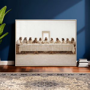 The Last Supper Wall Art Canvas Print, Jesus Christ Biblical
