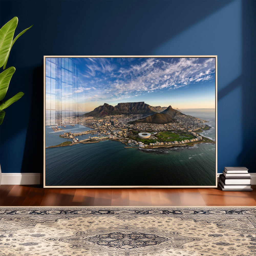 Cape Town Wall Art Canvas Print – Table Mountain Coastal