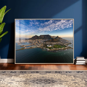 Cape Town Wall Art Canvas Print – Table Mountain Coastal