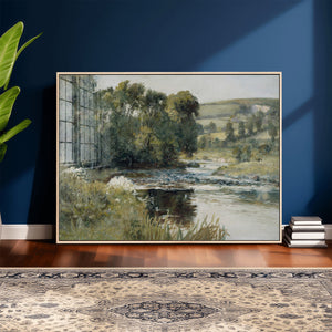 Streamside by Edward Mitchell Bannister Wall Art Canvas