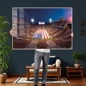 Oklahoma Memorial Stadium Wall Art Canvas Print – Oklahoma