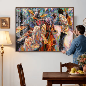 African American Jazz Art Music Abstract Wall Art Painting