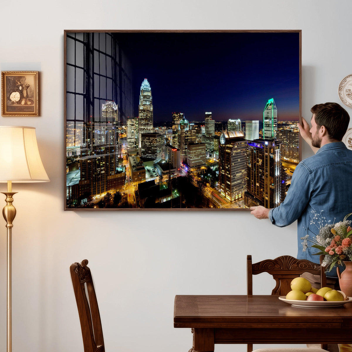 Atlanta Skyline Wall Art Canvas Print – Modern Cityscape