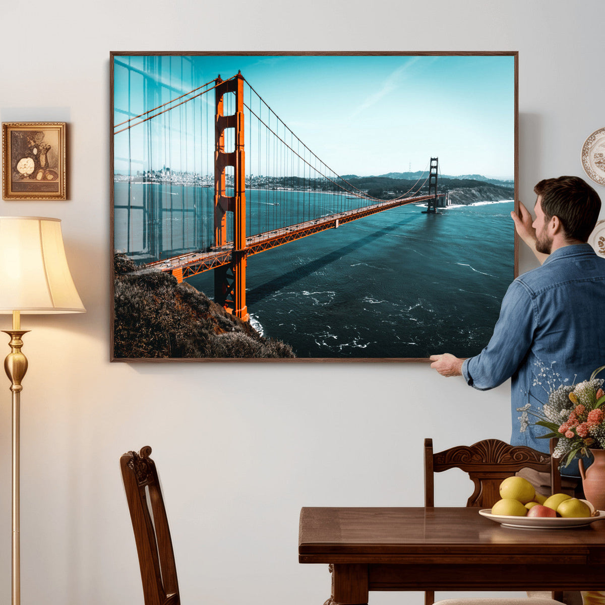 Golden Gate Bridge Wall Art Canvas Print – San Francisco