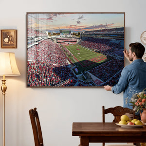 Donald W. Reynolds Razorback Stadium Wall Art Canvas Print –