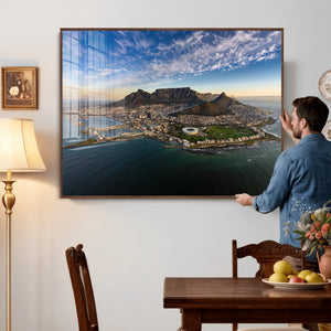 Cape Town Wall Art Canvas Print – Table Mountain Coastal