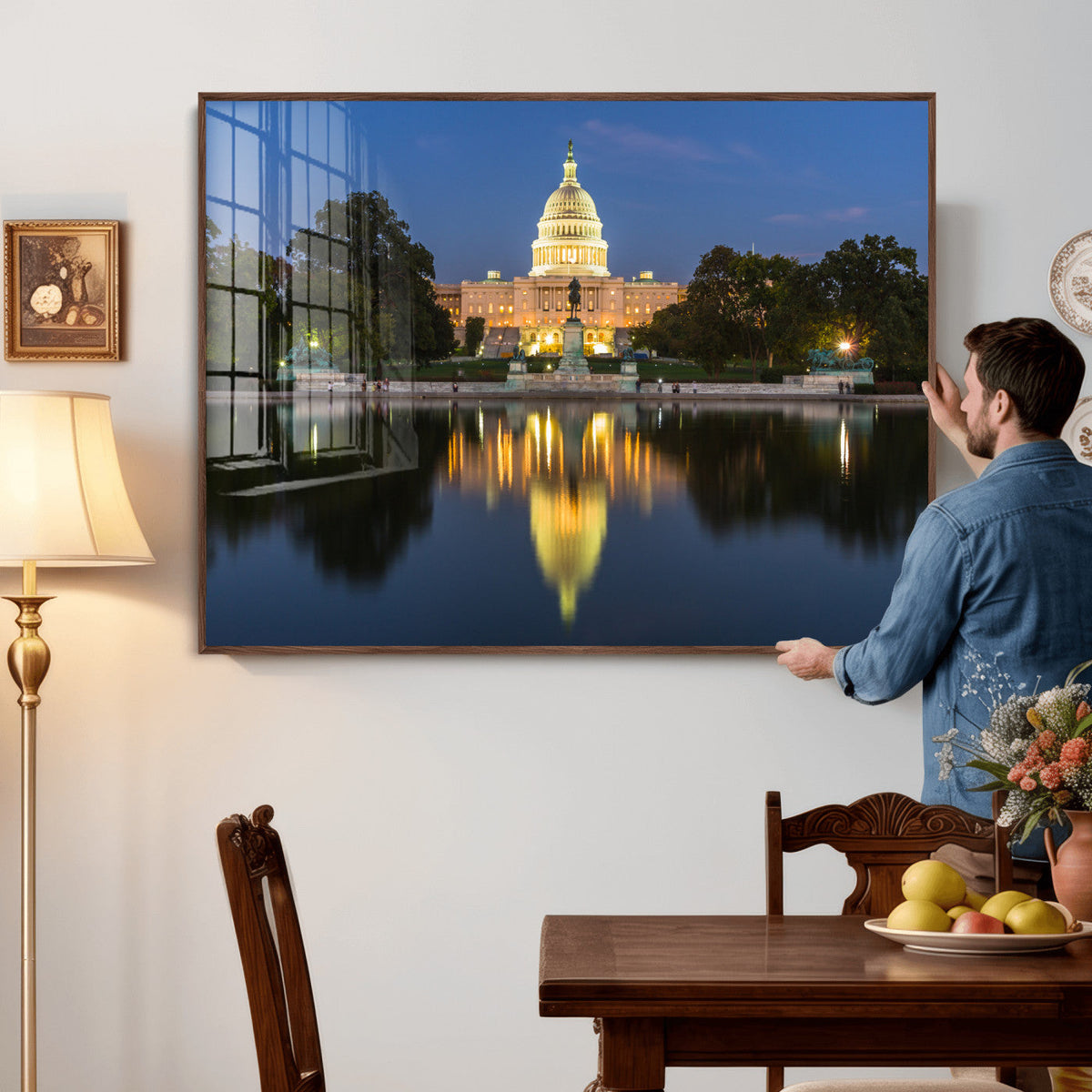 US Capitol Building Wall Art Canvas Print – Washington DC