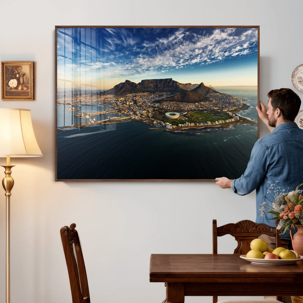 Cape Town Skyline Wall Art Canvas Print – Table Mountain