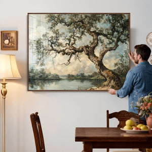 Old Oak Tree Canvas Wall Art, Turner Inspired Romantic