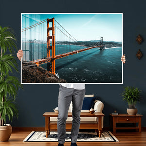 Golden Gate Bridge Wall Art Canvas Print – San Francisco