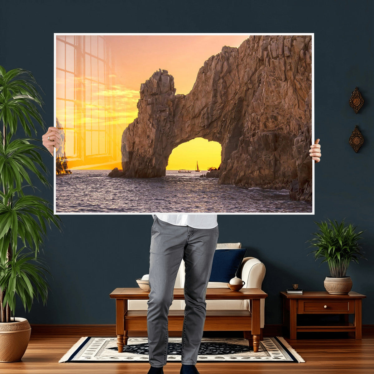 El Arco Cabo San Lucas Ocean Arch Wall Art Canvas Print