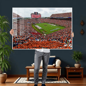 Auburn Stadium Wall Art Canvas Print, Jordan Hare Stadium