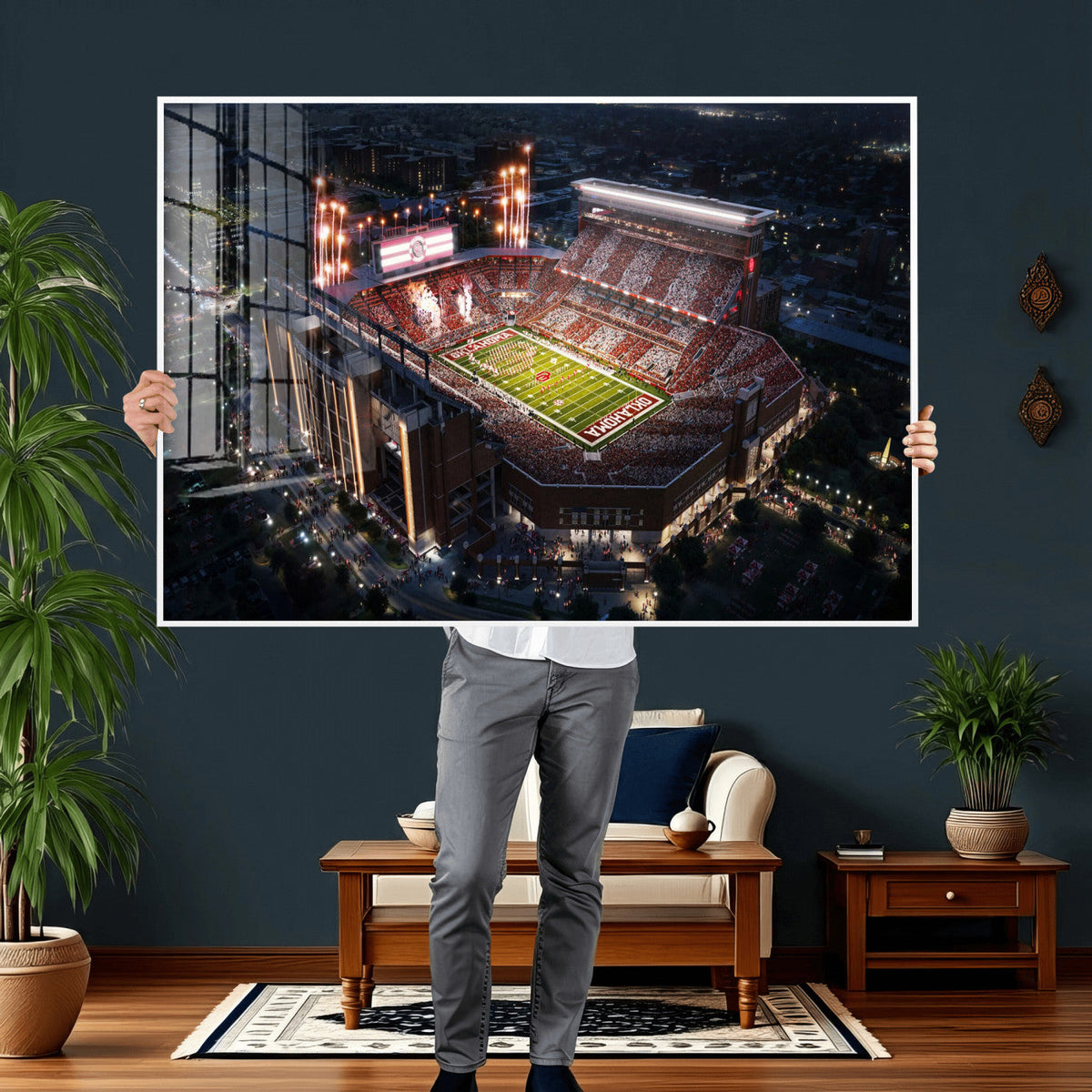Oklahoma Memorial Stadium - Gaylord Memorial Stadium Wall