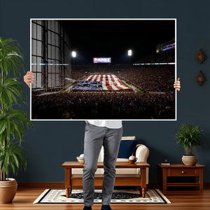 Oklahoma Memorial Stadium Wall Art Canvas Print – Oklahoma