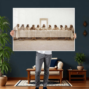 The Last Supper Wall Art Canvas Print, Jesus Christ Biblical