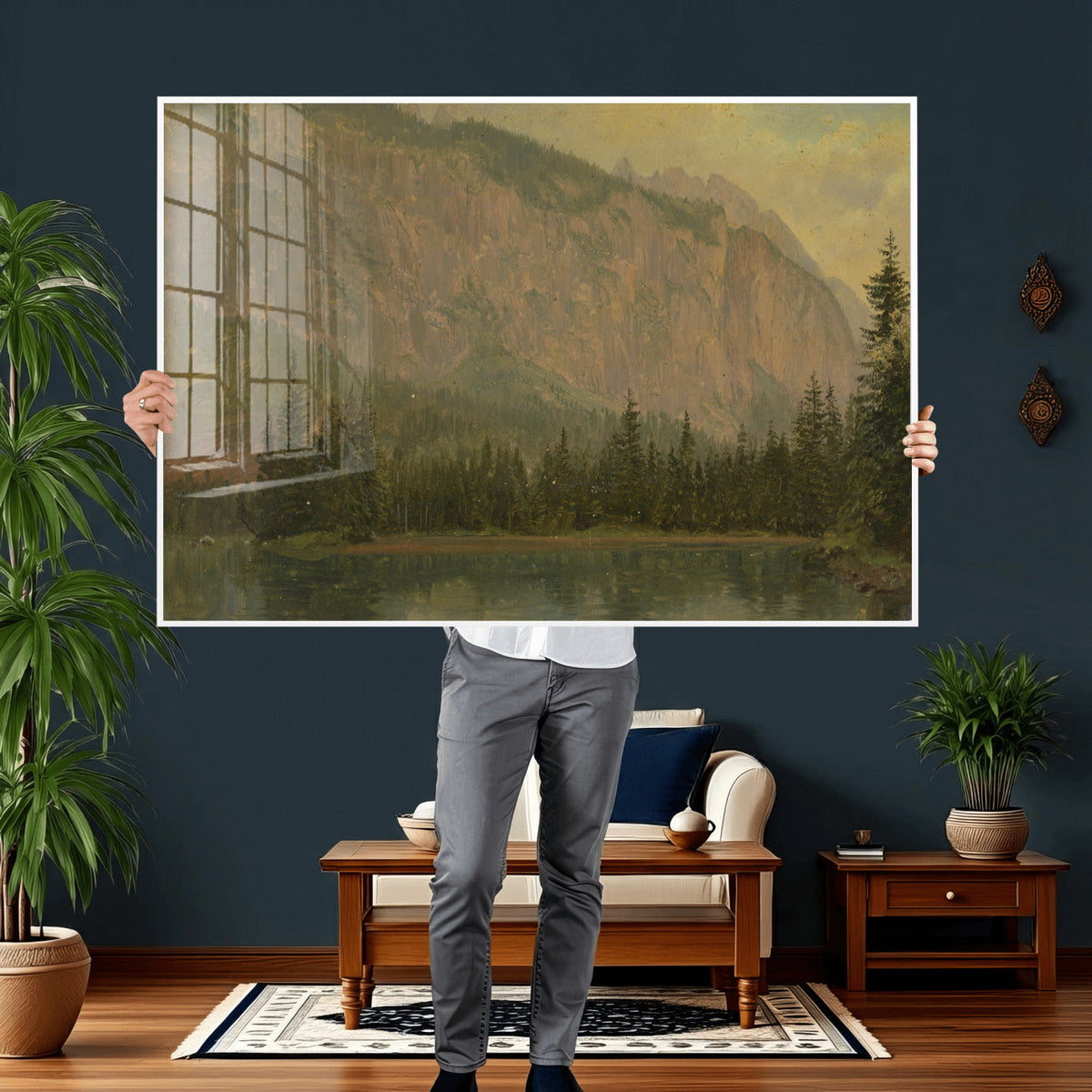 Frederic Edwin Church Hintersee Canvas Print, Hudson River